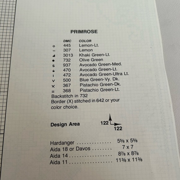 4/$50 Vintage cross stitch pattern book flower bouquet 💗 - Picture 6 of 6